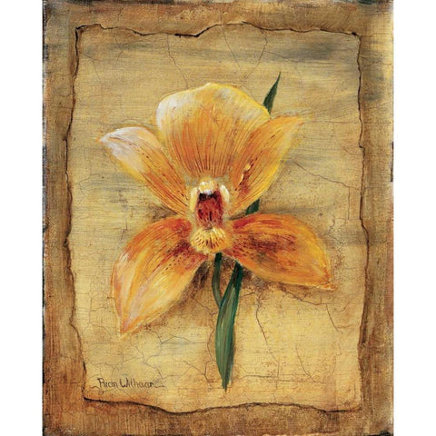 Spring impression II Gold Ornate Wood Framed Art Print with Double Matting by Withaar, Rian