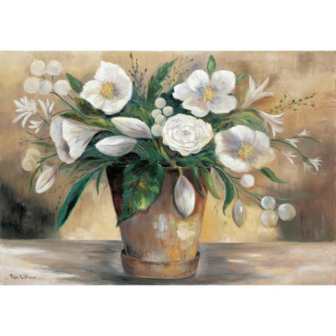 A combination of purity I Black Modern Wood Framed Art Print by Withaar, Rian