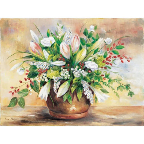 A blooms beautifications White Modern Wood Framed Art Print by Withaar, Rian