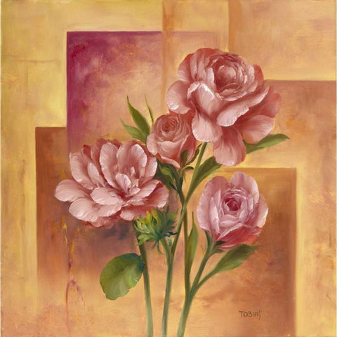 Seduction II Black Modern Wood Framed Art Print with Double Matting by Tobias, Horst