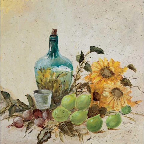 Mediterranean comp. II White Modern Wood Framed Art Print by Schottler, Katharina