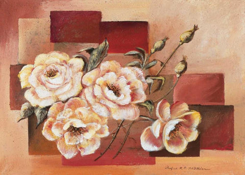 Mallorcas Pride White Modern Wood Framed Art Print with Double Matting by Schottler, Katharina