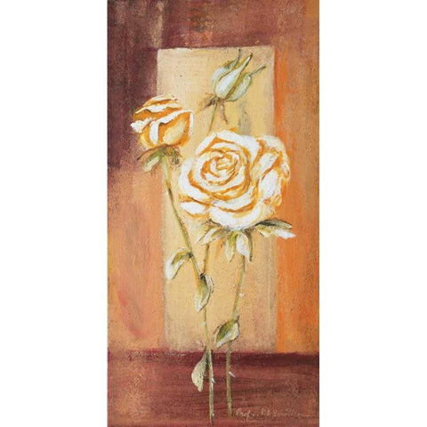 Botanical ll White Modern Wood Framed Art Print by Schottler, Katharina