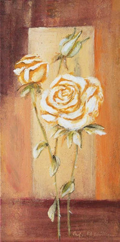 Botanical ll Black Ornate Wood Framed Art Print with Double Matting by Schottler, Katharina