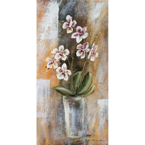 Botanical lV White Modern Wood Framed Art Print by Schottler, Katharina