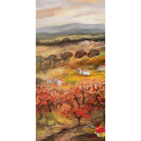 Trytic I Black Modern Wood Framed Art Print with Double Matting by Schottler, Katharina