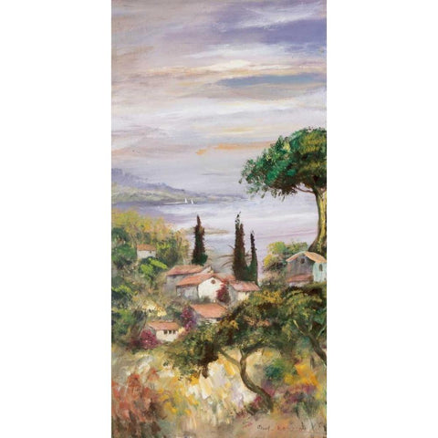 Italy trio I Gold Ornate Wood Framed Art Print with Double Matting by Schottler, Katharina