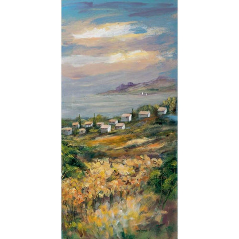 Italy trio III Black Modern Wood Framed Art Print by Schottler, Katharina