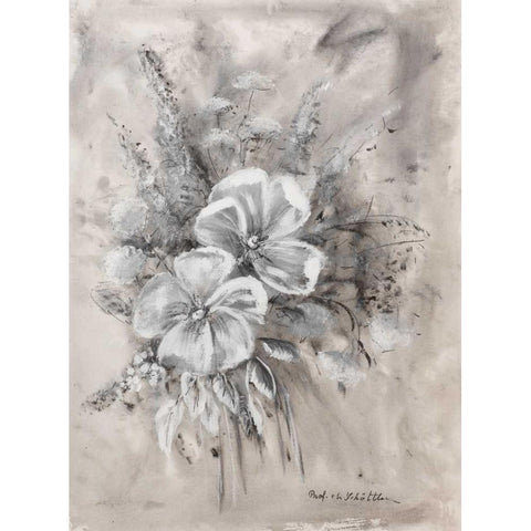 Greytone II Gold Ornate Wood Framed Art Print with Double Matting by Schottler, Katharina