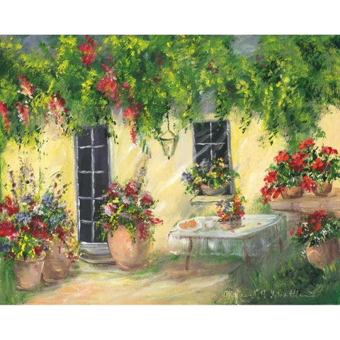 Romantic III White Modern Wood Framed Art Print by Schottler, Katharina