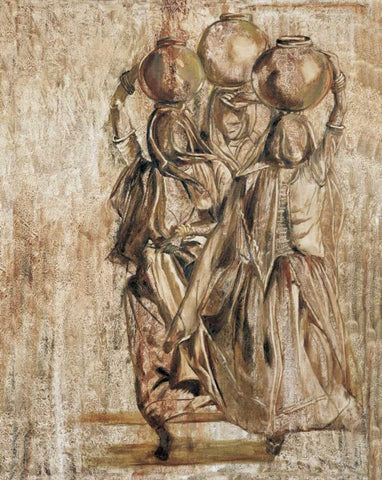 Africa II Black Ornate Wood Framed Art Print with Double Matting by Cruysberg, Marijke