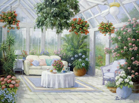 My favourite spot Black Ornate Wood Framed Art Print with Double Matting by Motz, Peter