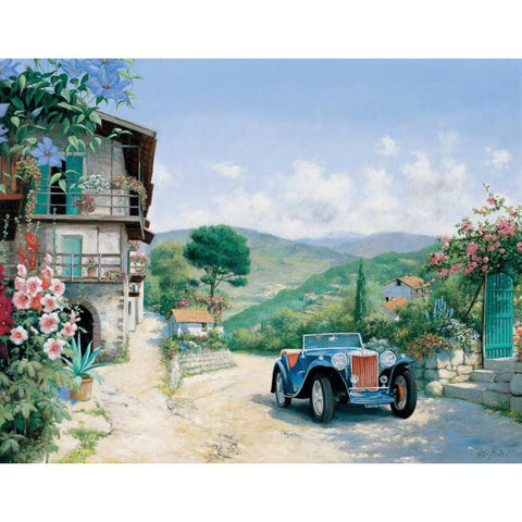 My pride White Modern Wood Framed Art Print by Motz, Peter