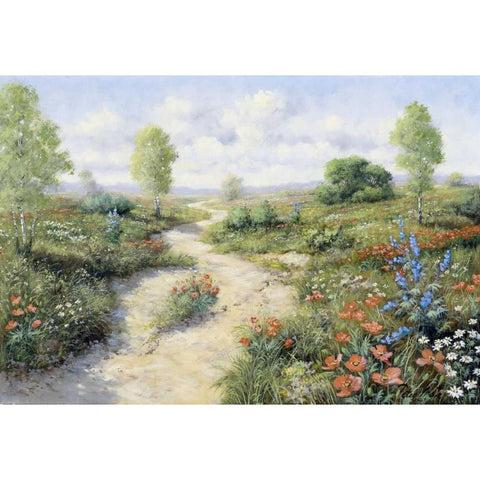 Road toâ€¦ Gold Ornate Wood Framed Art Print with Double Matting by Motz, Peter