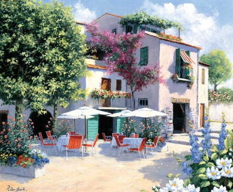 Daydream delight White Modern Wood Framed Art Print with Double Matting by Motz, Peter