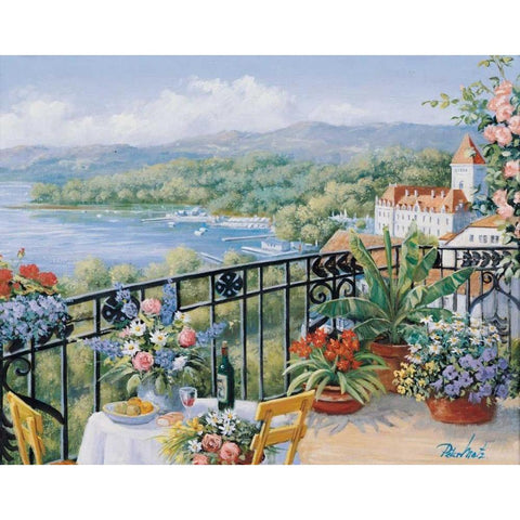 Unforgettable prospect Gold Ornate Wood Framed Art Print with Double Matting by Motz, Peter