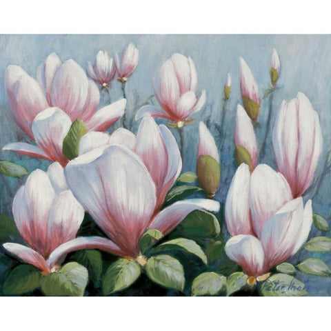 Beauty of silence White Modern Wood Framed Art Print by Motz, Peter