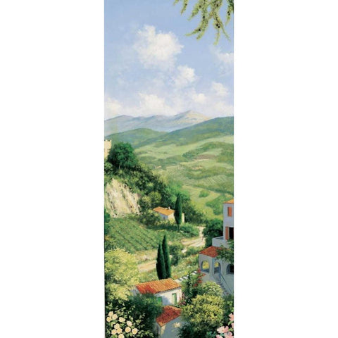 Tuscany White Modern Wood Framed Art Print by Motz, Peter