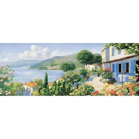 Swiss Black Modern Wood Framed Art Print with Double Matting by Motz, Peter