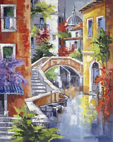 Travollare Black Ornate Wood Framed Art Print with Double Matting by di Viccaro, Roberto