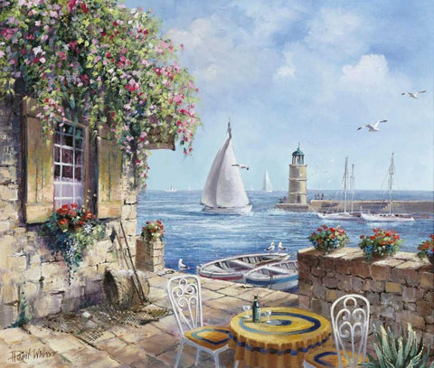 It was hereâ€¦ Black Ornate Wood Framed Art Print with Double Matting by Withaar, Reint