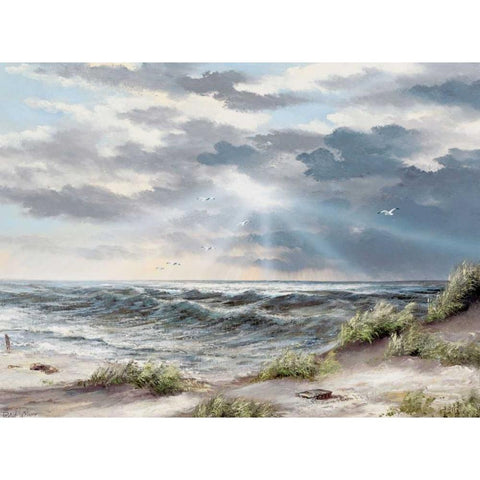 Unmeasured heights Gold Ornate Wood Framed Art Print with Double Matting by Withaar, Reint