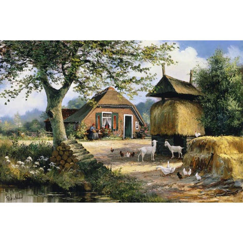 Classic tense Black Modern Wood Framed Art Print by Withaar, Reint