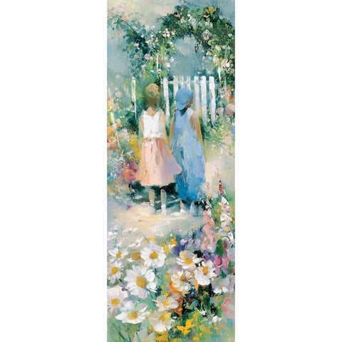 Best buddies Gold Ornate Wood Framed Art Print with Double Matting by Camel, Stefanie