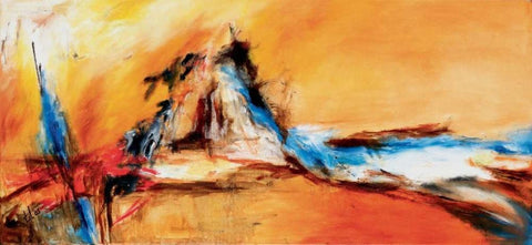 Reconciliation White Modern Wood Framed Art Print with Double Matting by Gerbecks, Tilly