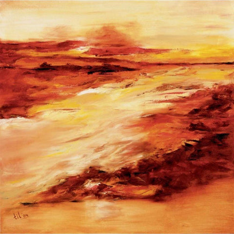 El Sur Black Modern Wood Framed Art Print by Gerbecks, Tilly