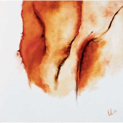 Sienna I Black Modern Wood Framed Art Print with Double Matting by Gerbecks, Tilly