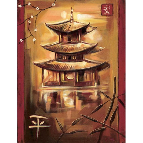 Zia III White Modern Wood Framed Art Print by Fields, Wendy