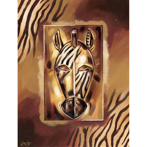 Umbo I Black Modern Wood Framed Art Print by Fields, Wendy