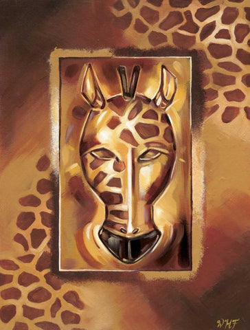 Umbo II White Modern Wood Framed Art Print with Double Matting by Fields, Wendy