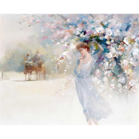 Goodbye White Modern Wood Framed Art Print by Haenraets, Willem