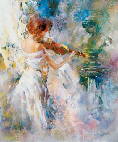 Peace in playing White Modern Wood Framed Art Print with Double Matting by Haenraets, Willem