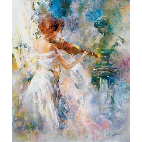 Peace in playing Black Modern Wood Framed Art Print with Double Matting by Haenraets, Willem