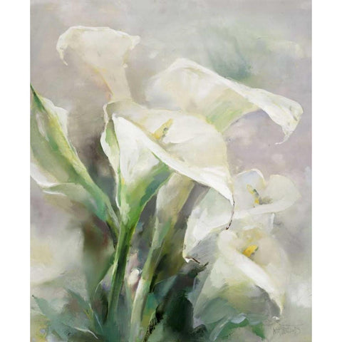 Shiny IV White Modern Wood Framed Art Print by Haenraets, Willem