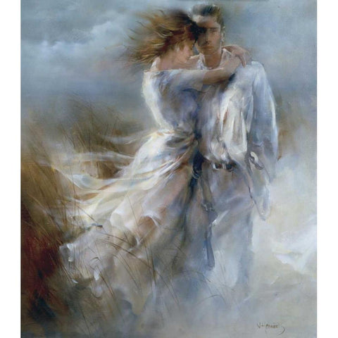 Private announcement White Modern Wood Framed Art Print by Haenraets, Willem