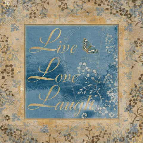 LIVE Black Modern Wood Framed Art Print by Artique Studio