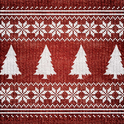 RED NORDIC SWEATER II Black Modern Wood Framed Art Print by Artique Studio