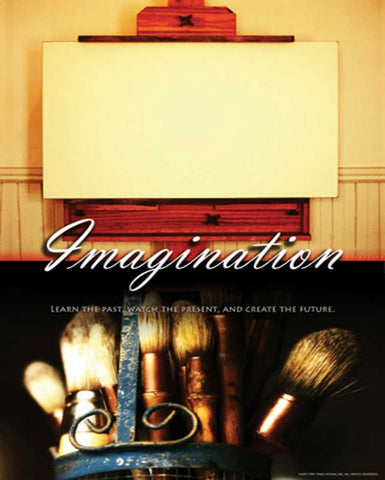 IMAGINATION Black Ornate Wood Framed Art Print with Double Matting by Yang, Eric