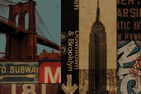 URBAN UPTOWN II Black Modern Wood Framed Art Print by Yang, Eric