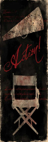 CINEMATOGRAPHERS DREAM I - RED White Modern Wood Framed Art Print with Double Matting by Yang, Eric