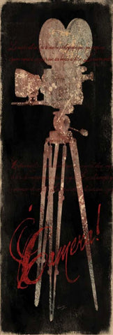 CINEMATOGRAPHERS DREAM II - RED White Modern Wood Framed Art Print with Double Matting by Yang, Eric