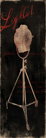 CINEMATOGRAPHERS DREAM III - RED Black Modern Wood Framed Art Print by Yang, Eric