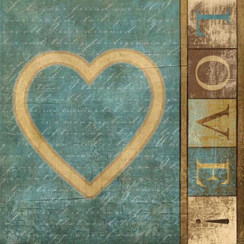 LOVE INSPIRATION White Modern Wood Framed Art Print with Double Matting by Ballantyne, Piper