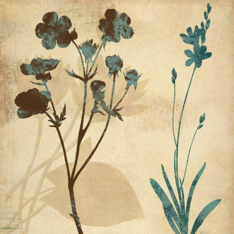 SILHOUETTE WHISPERS I White Modern Wood Framed Art Print with Double Matting by Ballantyne, Piper