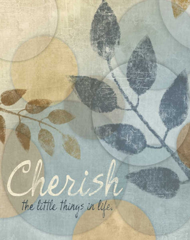 CHERISH White Modern Wood Framed Art Print with Double Matting by Ballantyne, Piper