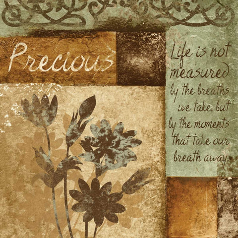 PRECIOUS Black Modern Wood Framed Art Print by Ballantyne, Piper